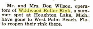 Wildwood Roller Rink - November 20 1948